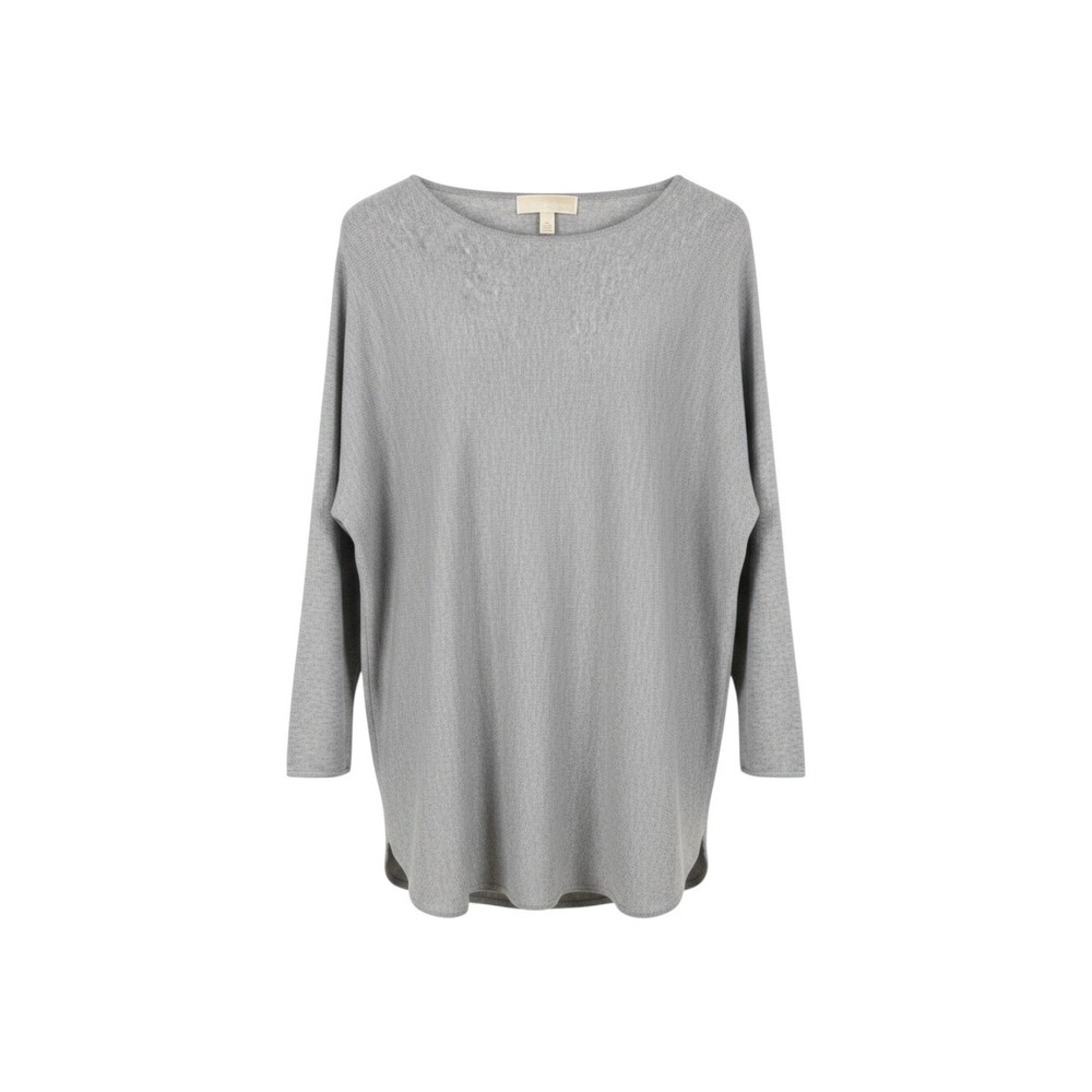 Michael Michael Kors Womens Heather Gray Knit Dolman Long Sleeve Top Large